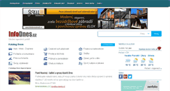 Desktop Screenshot of infodnes.cz